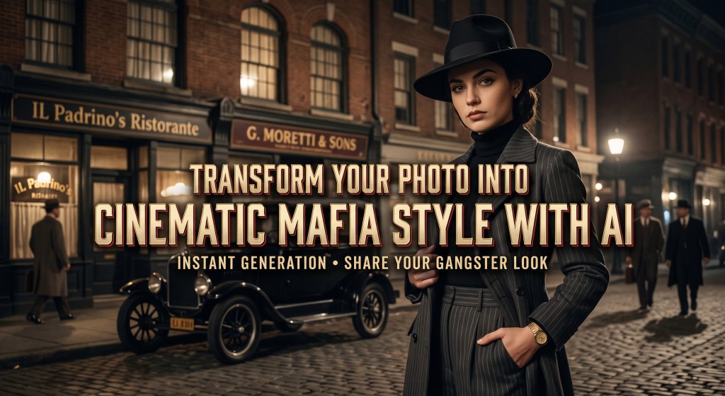 Transform Your Photo into a Classic Movie Gangster with AI